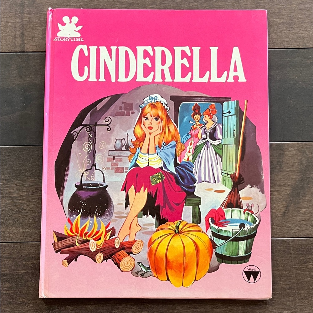 Cinderella Storybook with Pink Cover